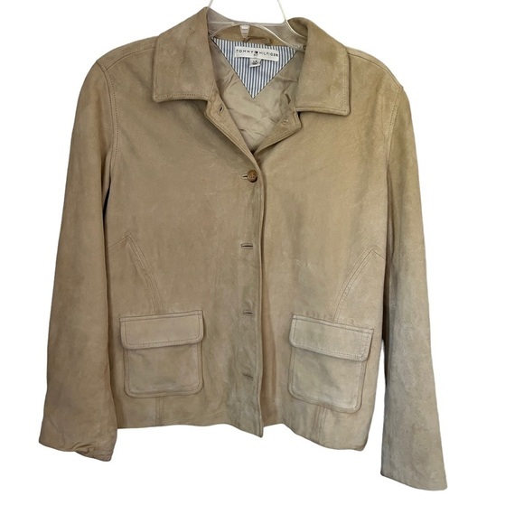 Tommy Hilfiger Jackets & Blazers - Tommy Hilfiger Y2K Suede Jacket L